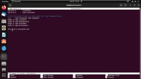 How to edit Host file in Ubuntu | Linux
