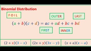 FOIL Binomial Multiplication with 12 Examples and Many Practice Questions