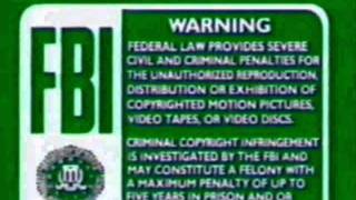 Green Fbi Warning Logo