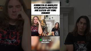 Monsters of Rock 88 Iron Maiden Kiss, Guns +Roses Megadeth Dave Ellefson Jeff Young Look Back