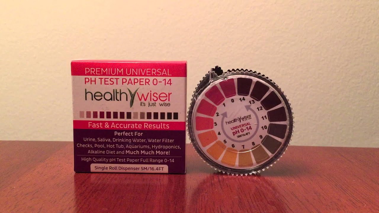 HealthyWiser pH Paper Full Range 014 YouTube