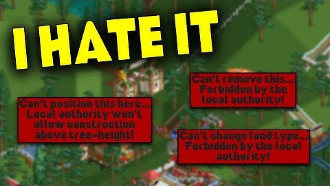 Why Harmonic Hills is the Worst Level in RollerCoaster Tycoon