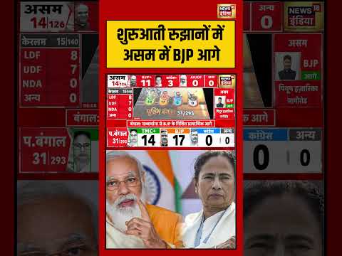 Vote Counting For Assembly Election Results 2026: शुरुआती रुझानों में असम में BJP आगे | #viralvideo