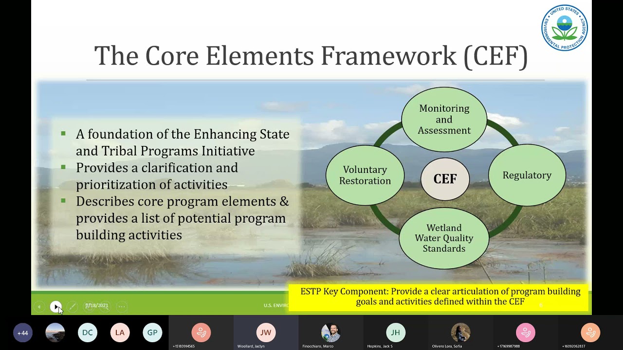 U.S. Environmental Protection Agency Wetland Program Development Grants