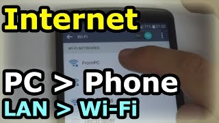 How to share PC Internet with Phone (LAN to Wi-Fi hotspot, .bat file) screenshot 5