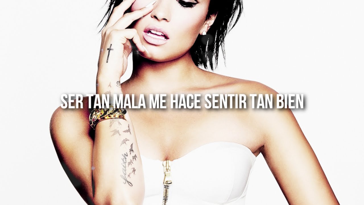 Sorry Not Sorry Demi Lovato Letra En Espanol Youtube
