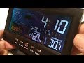 Alarm Clock Loud Snooze Calendar Weather Display