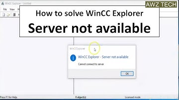 Solved: WinCC Server Not Available (Step-by-Step)
