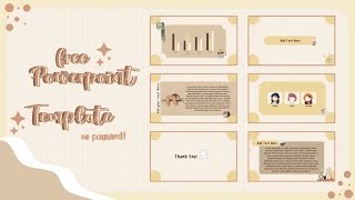 Aesthetic Powerpoint Slide Easy Simple #36 || Free Font & Template 🇮🇩💕