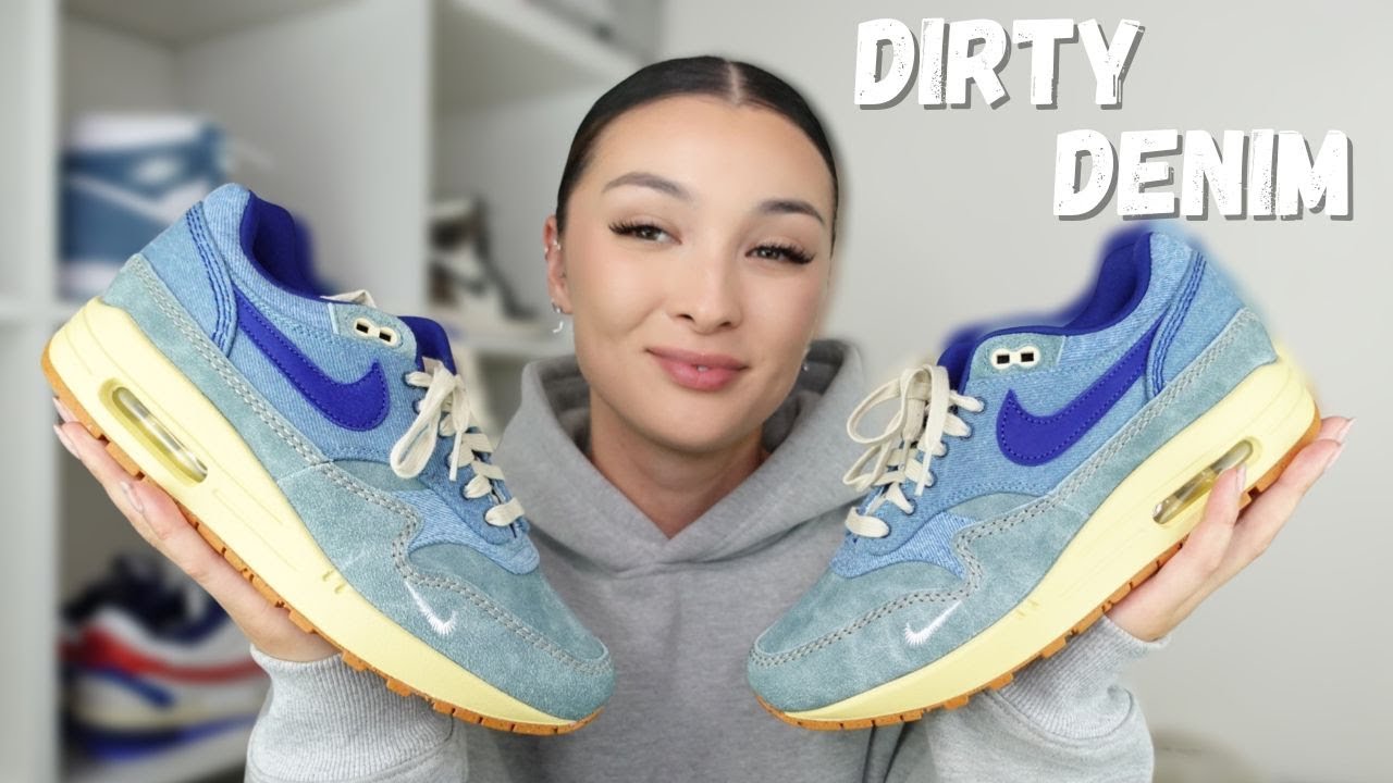 Air Max 1 Denim Foot Review - YouTube