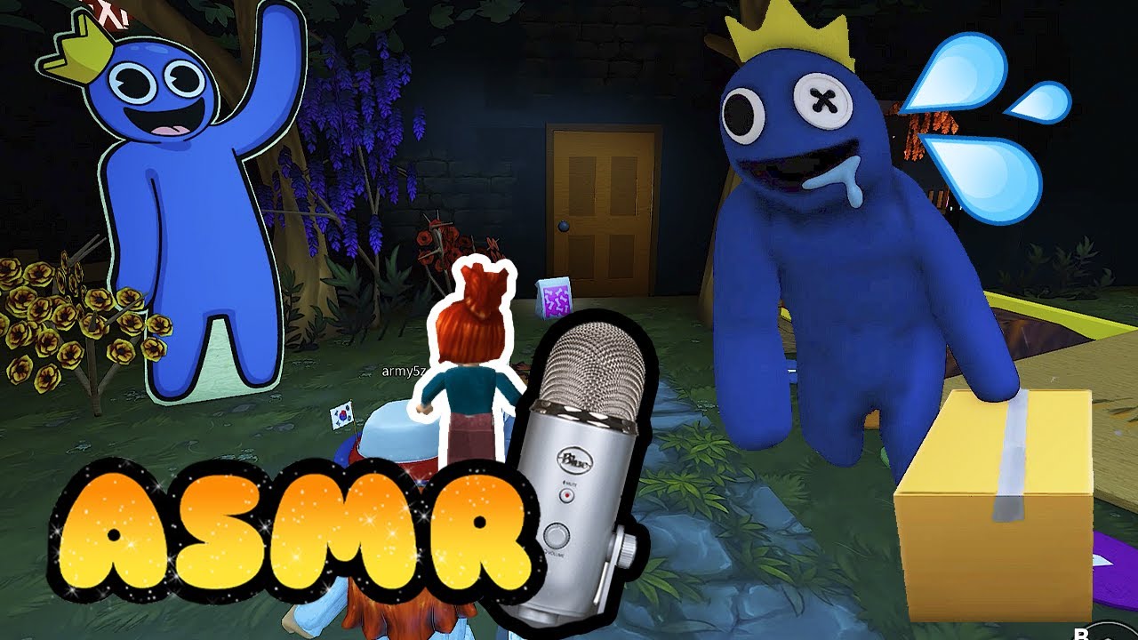 ASMR 💦COSQUILLOSO 🌈 JUGANDO RAINBOW FRIENDS (mucha babita) 💦