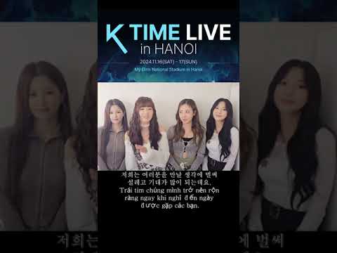 Apink with K-TIME LIVE #kpop #apink #concert #ktimelive #hanoi #Mỹ Đình National Stadium