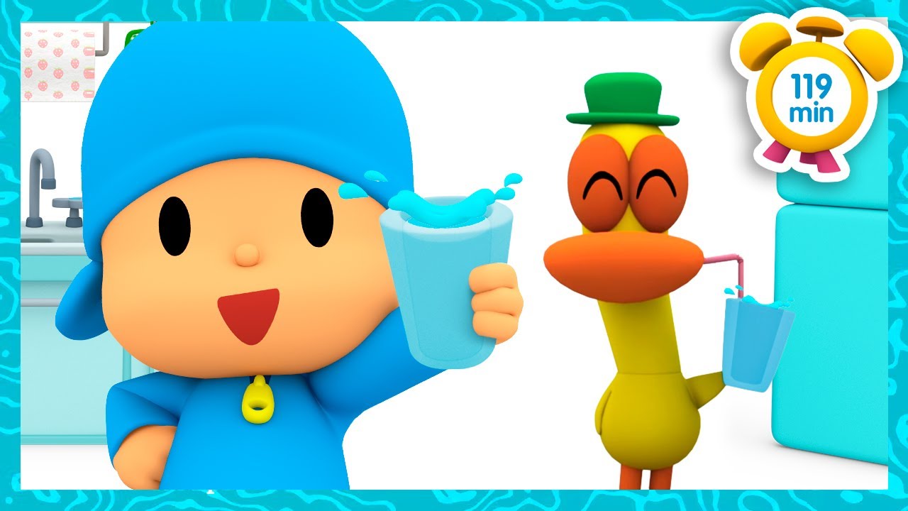 🚰 POCOYÓ ESPAÑOL - No Más Refrescos y Bebe Suficiente Agua [119 min] CARICATURAS y DIBUJOS ANIMADOS