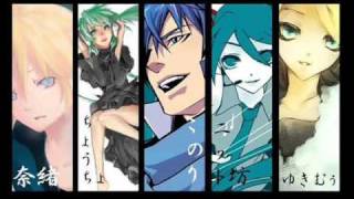 ５人の雨を連れゆく合唱 Ame Wo Tsureyuku Bringing The Rain - Nico Nico Chorus