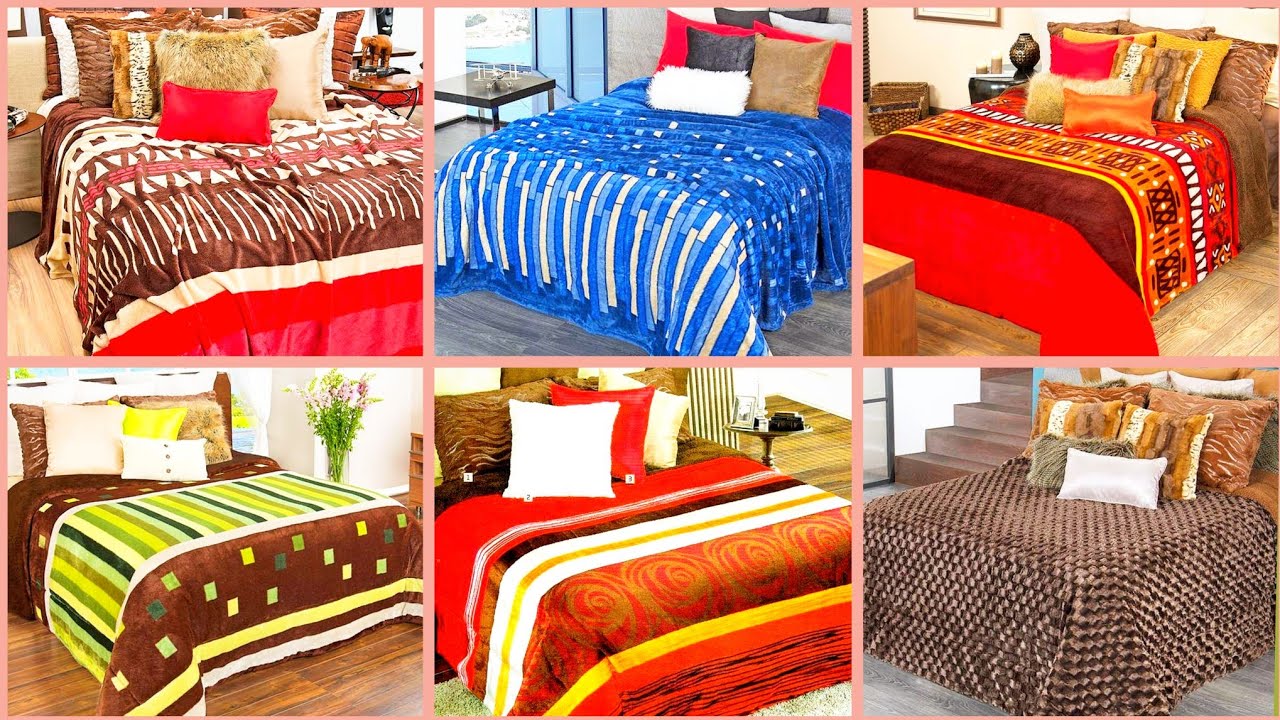 Awesome Comfortable Wedding Set Blanket Bedsheets Pillow Cushion Design