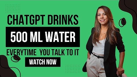 ChatGPT Drinks 500 ml Water, Everytime You Talk to It | Cooling of Supercomputers | #chatgpt #facts