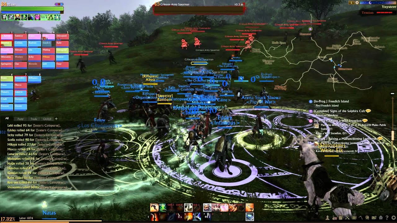 Archeage Crimson Army Raid Event YouTube