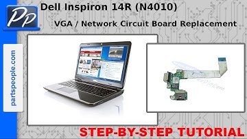 Dell Inspiron 14R (N4010) VGA / RJ-45 Network Circuit Board Video Tutorial Teardown