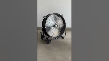 TPI Commercial Drum Fan with Swivel Base  24in. 1/3 HP 5400 CFM Model# CPBS24DHV