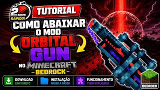 Como adicionar a Orbital Railgun no Minecraft Bedrock | Tutorial 2 MIN