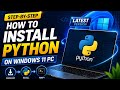 Python 3.14.5 Install in 2 Minutes 🔥 Windows 11 Latest Method | Python 3.14.5 Setup Tutorial ⚡ 