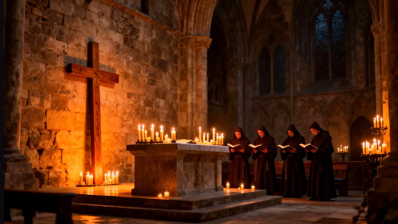 Gregorian Chant for Night Healing and Calm Meditation | Sacred Voices for Deep Rest