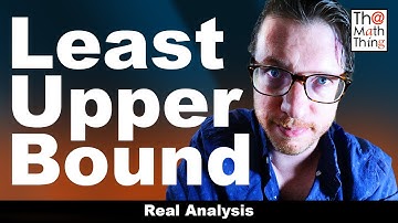 Proving the least upper bound property for real numbers