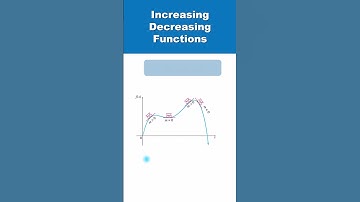 Increasing and Decreasing Functions - Application of Derivative #calculus