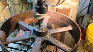 Removing Stubborn Shafts from Flat Belt Pulleys