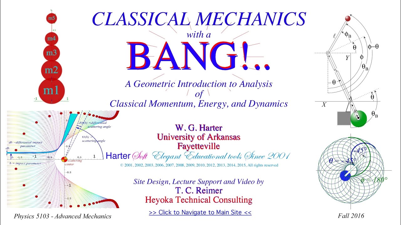 Classical Mechanics with a Bang! (2016 Fall) - Lecture #9