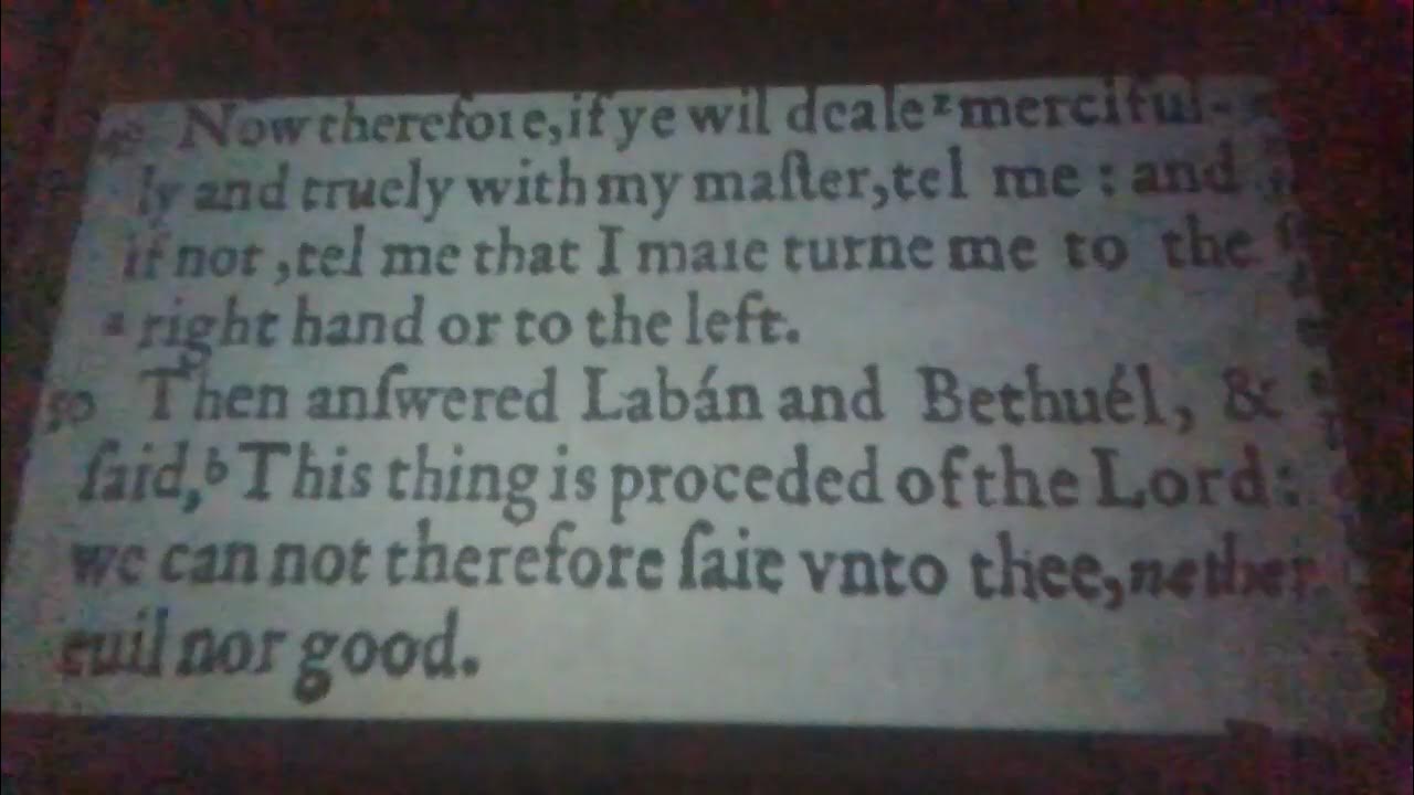 Genesis Chapter 24 Verse 49 50 YouTube genesis-chapter-24-verse-49-50-youtube