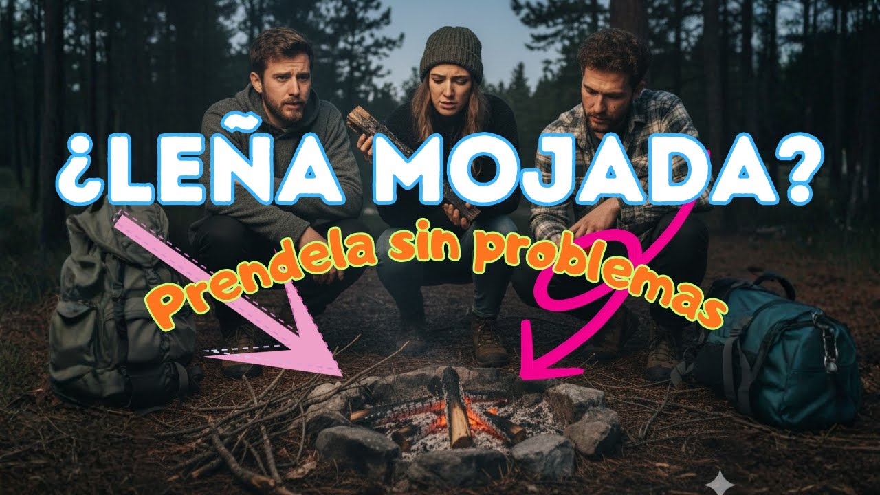 Cómo hacer un INICIADOR DE FUEGO casero 🔥 | Ideal para camping y leña húmeda