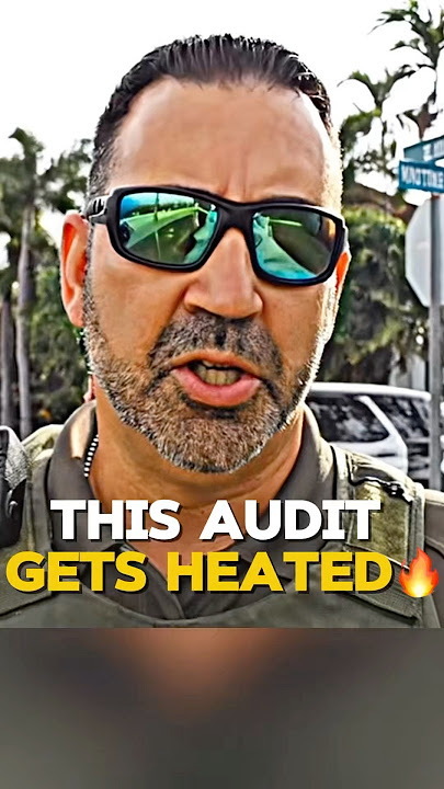 First Amendment In Action .Cop Feels The Pressure In This Heated Audit!