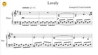 Lovely by Billie Eilish ft. Khalid (Piano Solo/Sheets)