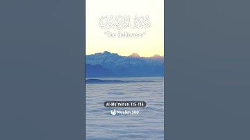 Surah Al Mu'minun 115-116 Hindi - Urdu Audio translation |  سورة المؤمنون #surahalmuminun