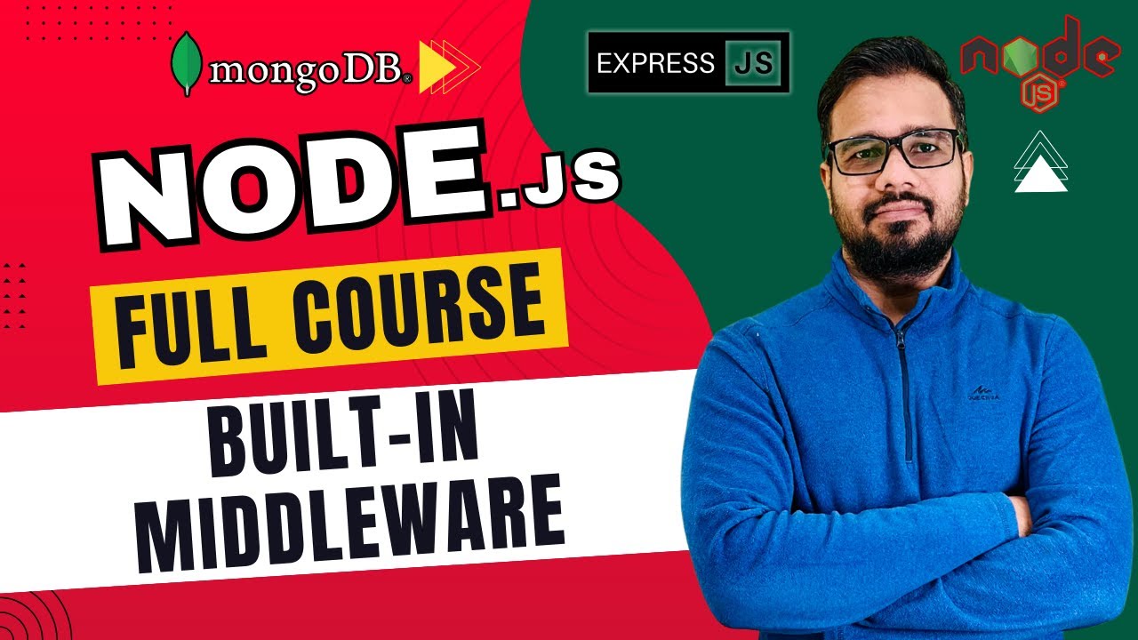 NodeJS Tutorial in Hindi #44 - Built-in Middleware - YouTube