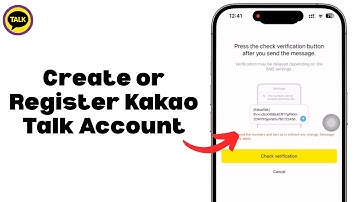 Kakao Talk Sign Up - How to Create or Register Kakao Talk Account? (QUICK & EASY)