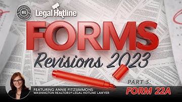 Form 22A Revisions 2023