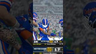 5’7 Wide Receiver with the craziest catch and run ever!!! #cfbr #collegefootball #gaming