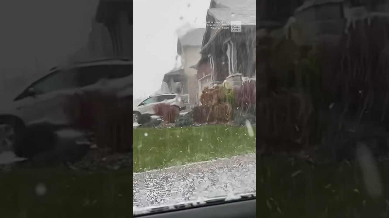 Southern Ontario battered by hailstorm