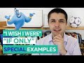 I WISH I WERE / IF ONLY  constructions | English Grammar explained