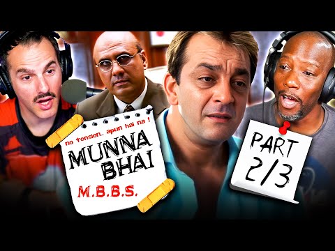 MUNNA BHAI Movie Reaction Part 2/3! | Sanjay Dutt | Arshad Warsi | Gracy Singh | Rajkumar Hirani