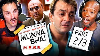 MUNNA BHAI Movie Reaction Part 2/3! | Sanjay Dutt | Arshad Warsi | Gracy Singh | Rajkumar Hirani