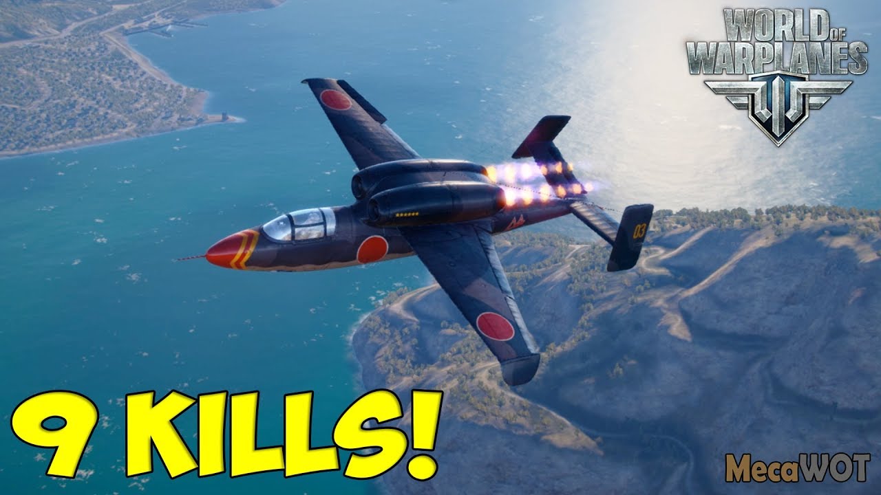 World of Warplanes | Tachikawa Ki-162-III | 9 KILLS - Replay