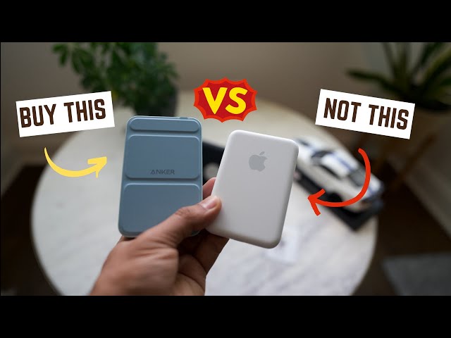 Apple MagSafe Vs Anker 622 MagSafe Battery Pack !! 