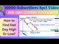 1cr paid strategy for free  10000 subscribers special giveaway  how to find day high or low