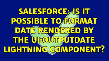 Salesforce: Is it possible to format date rendered by the ui:outputDate Lightning Component?
