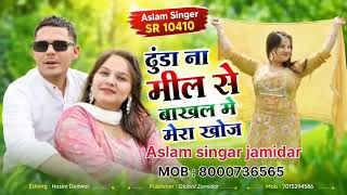 SR 10410 Aslam Singer Mewati (ढुंडा ना मील से बाखल मे मेरा खोज ) New 4k Video Song //Aslam Singer