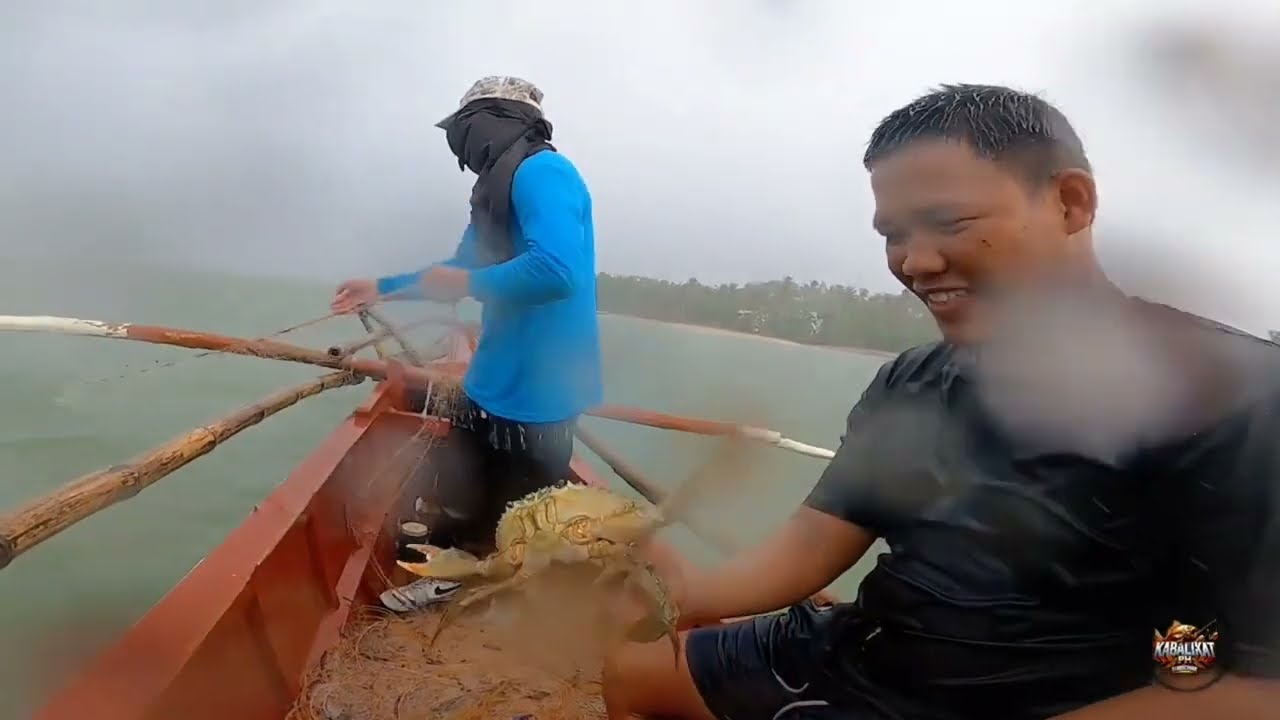Pangangawil at pag pandaw ng alimango at alimasag #bikol #viralvideo #siruma #camsure