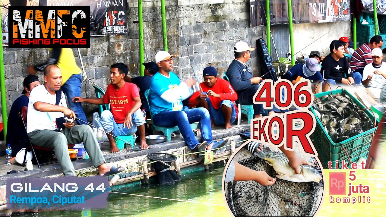 IKAN RAME SIRAMAN KEDUA SANGAT MENENTUKAN || Lomba Mancing di Pemancingan Gilang 44 feat  MMFC